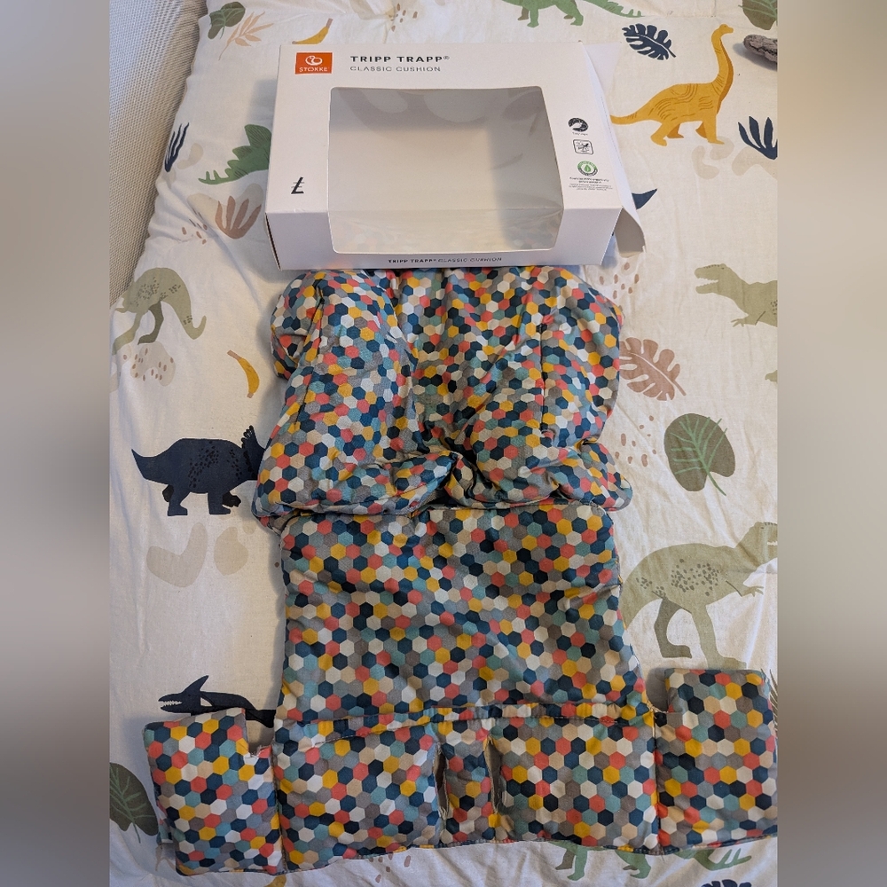Stokke Tripp Trapp Cushion. Colorful Kids Cushion.